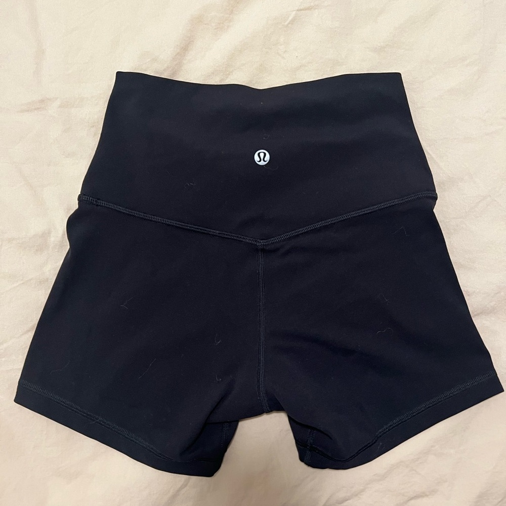 Lululemon Align Black High-Rise Short 4”